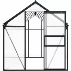 VidaXL Serre Anthracite Aluminium 8,17 M² - Anthracite -Serre de jardin Boutique 18800281 3