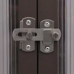 VidaXL Serre En Aluminium 240 X 211 X 232 Cm - Brun -Serre de jardin Boutique 18801258 3