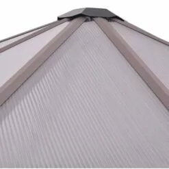 VidaXL Serre En Aluminium 240 X 211 X 232 Cm - Brun -Serre de jardin Boutique 18801258 4