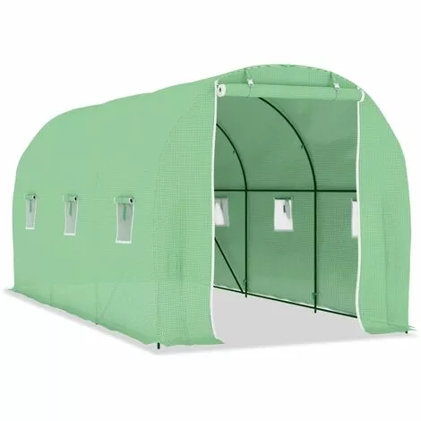 VidaXL Serre 9 M² 4,5x2x2 M - Vert 2 VidaXL Serre 9 M² 4,5x2x2 M - Vert – Image 2