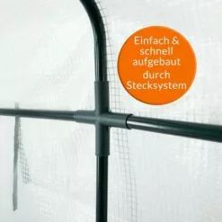 GARDEBRUK Serre De Jardin Avec Bâche Polyéthylène 195x143x143cm Serre 2 M² 4 Fenêtres -Serre de jardin Boutique 20502100 5