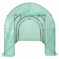 GARDEBRUK Serre De Jardin Tunnel Bâche Polyéthylène 350x200x200cm Serre 7 M² Légumes Semis 9 GARDEBRUK Serre De Jardin Tunnel Bâche Polyéthylène 350x200x200cm Serre 7 M² Légumes Semis -Serre de jardin Boutique 20502105 5