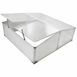 Topdeal Serre Froide à 4 Couvercles 108x110x41 Cm