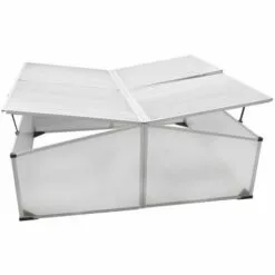 Topdeal Serre Froide à 4 Couvercles 108x110x41 Cm 7 Topdeal Serre Froide à 4 Couvercles 108x110x41 Cm -Serre de jardin Boutique 23243842 3