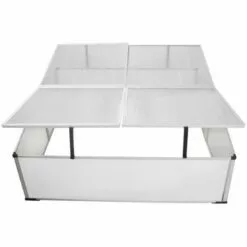 Topdeal Serre Froide à 4 Couvercles 108x110x41 Cm 8 Topdeal Serre Froide à 4 Couvercles 108x110x41 Cm -Serre de jardin Boutique 23243842 4