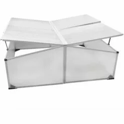 Topdeal Serre Froide à 4 Couvercles 108x110x41 Cm 9 Topdeal Serre Froide à 4 Couvercles 108x110x41 Cm -Serre de jardin Boutique 23243842 5