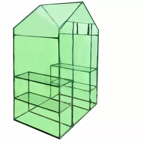 Topdeal Serre Avec 4 étagères 1 Topdeal Serre Avec 4 étagères