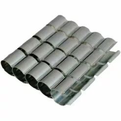 TECPLAST Lot De 20 Clips Pour Bâche Serre 25mm X 30mm 30CP - Haute Qualité - Clips De Fixation Métal Revêtement Zinc -Serre de jardin Boutique 23710758 5