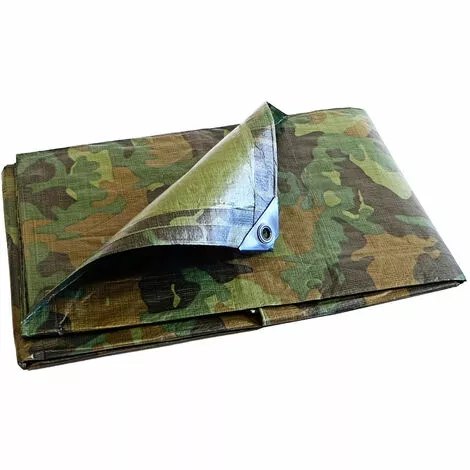 TECPLAST Bâche Tunnel Agricole 1,8x3 M 150TU - Camouflage - Haute Qualité - Bâche De Protection Imperméable Pour Tunnel - Camouflage 1 TECPLAST Bâche Tunnel Agricole 1,8x3 M 150TU - Camouflage - Haute Qualité - Bâche De Protection Imperméable Pour Tunnel - Camouflage