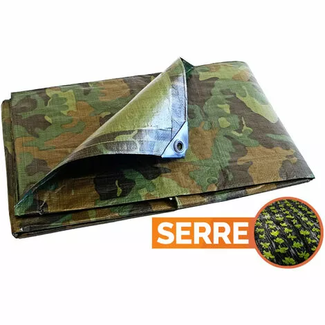 TECPLAST Bâche Tunnel Agricole 1,8x3 M 150TU - Camouflage - Haute Qualité - Bâche De Protection Imperméable Pour Tunnel - Camouflage 5 TECPLAST Bâche Tunnel Agricole 1,8x3 M 150TU - Camouflage - Haute Qualité - Bâche De Protection Imperméable Pour Tunnel - Camouflage – Image 5