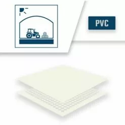 TECPLAST Bâche Tunnel Agricole 2x3 M 680TU Blanche - Qualité 10 Ans - Bâche étanche Pour Tunnel De Stockage - Made In France - Blanche -Serre de jardin Boutique 23711493 4