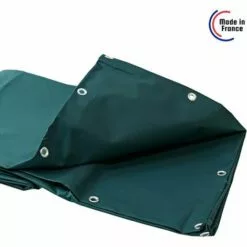 TECPLAST Bâche Tunnel Agricole 2x3 M Ignifugée M2 680TU2 Verte - Qualité 15 Ans - Bâche étanche Anti-Chaleur - Made In France - Verte -Serre de jardin Boutique 23711512 5