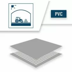 TECPLAST Bâche Tunnel Agricole 3x5 M 900TU Grise - Qualité 15 Ans - Bâche étanche Pour Tunnel De Stockage - Made In France - Grise -Serre de jardin Boutique 23711538 4