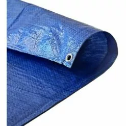 TECPLAST Bâche De Protection Agricole 150 G/m² - 10 X 15 M - Serre Tunnel - Bâches étanches - Bache Imperméable - Bicolore : Verte Et Bleue -Serre de jardin Boutique 23711657 4