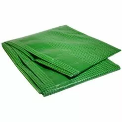 TECPLAST Bâche De Protection Agricole 170 G/m² - 4 X 6 M - Verte - Serre Tunnel - Petite Serre De Jardin - Bache Imperméable - Transparente Armée