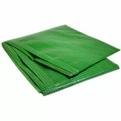 TECPLAST Bâche De Protection Agricole 170 G/m² - 4 X 10 M - Verte - Serre Tunnel - Petite Serre De Jardin - Bache Imperméable - Transparente Armée