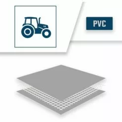 TECPLAST Bâche Agricole 5x6 M 900AG Grise - Qualité 15 Ans - Bâche De Protection étanche Pour Matériel Agricole - Made In France - Grise -Serre de jardin Boutique 23711679 4
