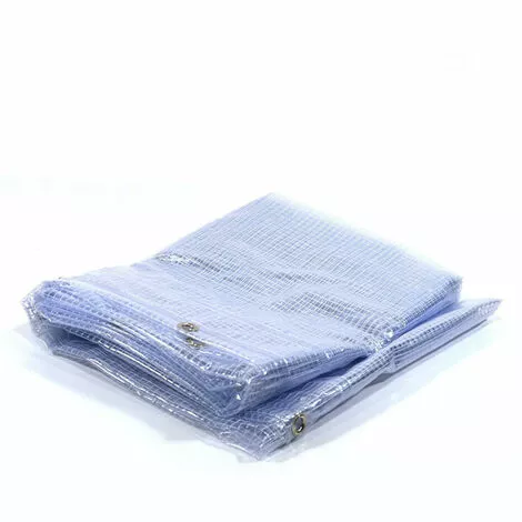 TECPLAST Bache De Protection Agricole 400 G/m² - 5.8 X 10.5 M - Bache Serre Transparente Armée - Baches Pvc - Bache Imperméable - Transparente Armée 1 TECPLAST Bache De Protection Agricole 400 G/m² - 5.8 X 10.5 M - Bache Serre Transparente Armée - Baches Pvc - Bache Imperméable - Transparente Armée