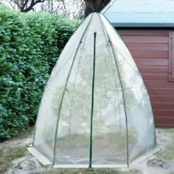 IDMARKET Serre D'hivernage Dôme 160 X 160 X 180 CM -Serre de jardin Boutique 24722032 4