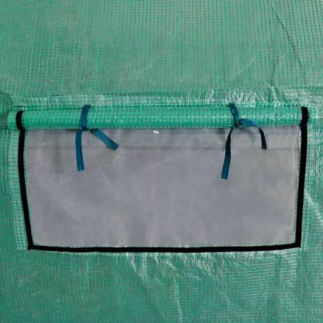 Hommoo Serre Portable Cadre En Acier 18 M² HDV27376 2 Hommoo Serre Portable Cadre En Acier 18 M² HDV27376 – Image 2