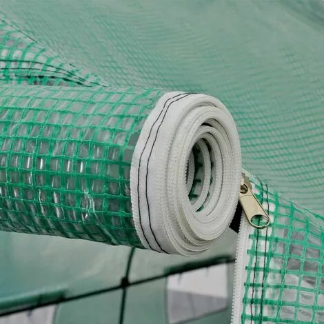 Hommoo Serre Portable Cadre En Acier 18 M² HDV27376 3 Hommoo Serre Portable Cadre En Acier 18 M² HDV27376 – Image 3