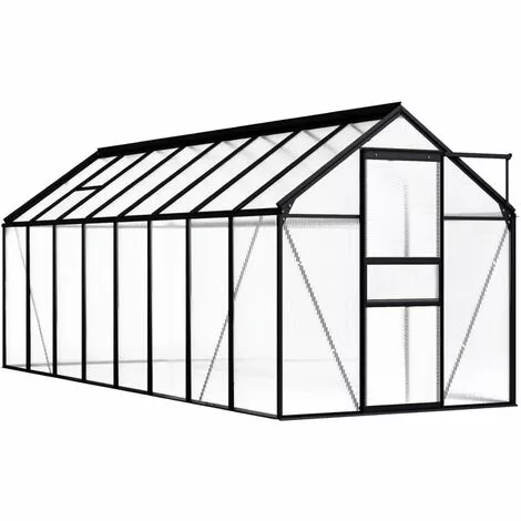 ASUPERMALL Serre Anthracite Aluminium 9,31 M² 1 ASUPERMALL Serre Anthracite Aluminium 9,31 M²