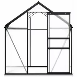 ASUPERMALL Serre Avec Cadre De Base Anthracite Aluminium 3,61 M² 8 ASUPERMALL Serre Avec Cadre De Base Anthracite Aluminium 3,61 M² -Serre de jardin Boutique 25977277 4