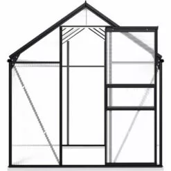 ASUPERMALL Serre Avec Cadre De Base Anthracite Aluminium 4,75 M² 7 ASUPERMALL Serre Avec Cadre De Base Anthracite Aluminium 4,75 M² -Serre de jardin Boutique 25977279 3