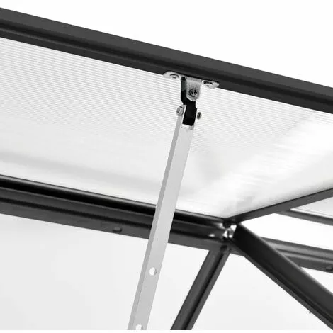 ASUPERMALL Serre Avec Cadre De Base Anthracite Aluminium 4,75 M² 5 ASUPERMALL Serre Avec Cadre De Base Anthracite Aluminium 4,75 M² – Image 5