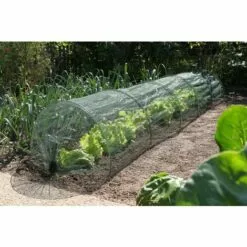 NATURE Kit Tunnel 2-en-1 Film Transparent + Filet Anti-insectes + 6 Arceaux 300x60x45cm -Serre de jardin Boutique 27544205 4
