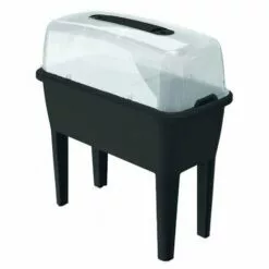PROSPERPLAST Jardinière Serre 52 Litres 77 X 38 X 82 Cm Anthracite - Anthracite