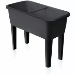 PROSPERPLAST Jardinière Serre 52 Litres 77 X 38 X 82 Cm Anthracite - Anthracite -Serre de jardin Boutique 27610627 4