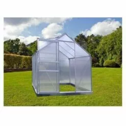 LA MAISON DU JARDIN Serre En Polycarbonate Alvéolaire De Jardin 146 - 8,2 M² - Avec Base -Serre de jardin Boutique 28588239 3