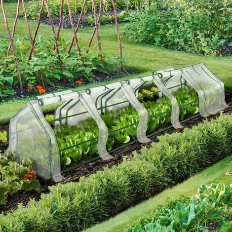 IDMARKET Serre Châssis De Jardin Spéciale Forçage L. 300 CM Blanche - Blanc 1 IDMARKET Serre Châssis De Jardin Spéciale Forçage L. 300 CM Blanche - Blanc