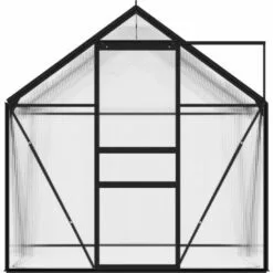 VidaXL Serre Anthracite Aluminium 2,47 M² - Anthracite -Serre de jardin Boutique 29028140 3