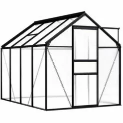 ASUPERMALL Serre Anthracite Aluminium 4,75 M²