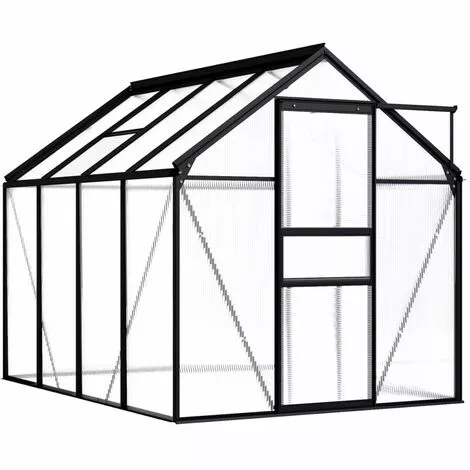 ASUPERMALL Serre Anthracite Aluminium 4,75 M² 1 ASUPERMALL Serre Anthracite Aluminium 4,75 M²