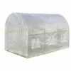 ESTEXO Serre 3x2x2m Tunnel à Film Plastique Toit Arqué Serre En Aluminium