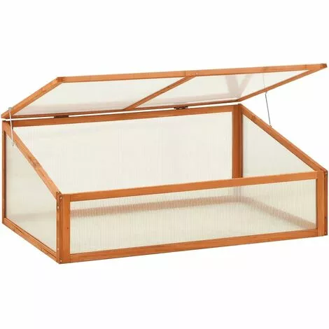 TRUE DEAL Serre 100x65x40 Cm Bois De Sapin 2 TRUE DEAL Serre 100x65x40 Cm Bois De Sapin – Image 2