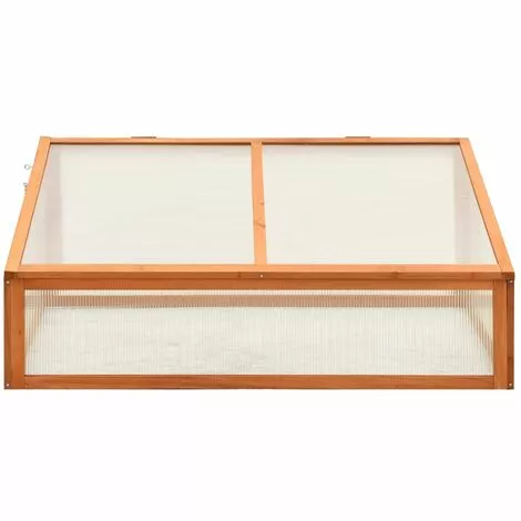 TRUE DEAL Serre 100x65x40 Cm Bois De Sapin 3 TRUE DEAL Serre 100x65x40 Cm Bois De Sapin – Image 3