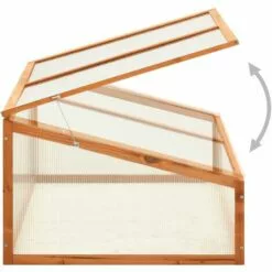 TRUE DEAL Serre 100x65x40 Cm Bois De Sapin 8 TRUE DEAL Serre 100x65x40 Cm Bois De Sapin -Serre de jardin Boutique 30363709 4