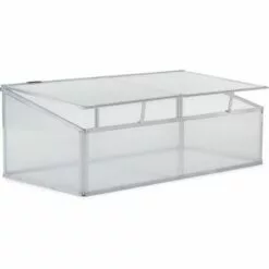 HABITAT ET JARDIN Mini Serre En Polycarbonate 108 X 56 X 40 Cm - Aluminium. -Serre de jardin Boutique 3064405 3