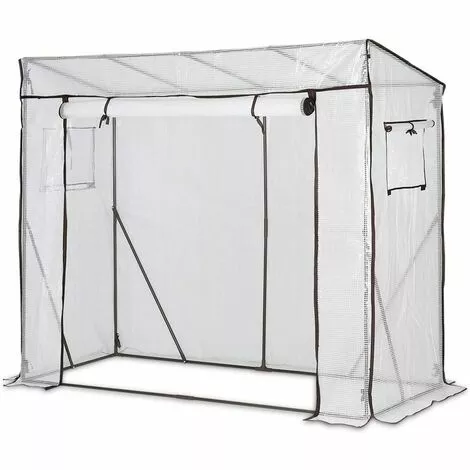 SEKEY Serre De Jardin Imperméable Et Anti-UPF 200 L X 77 L X 146/170 H Cm 1 SEKEY Serre De Jardin Imperméable Et Anti-UPF 200 L X 77 L X 146/170 H Cm