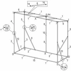 SEKEY Serre De Jardin Imperméable Et Anti-UPF 200 L X 77 L X 146/170 H Cm 8 SEKEY Serre De Jardin Imperméable Et Anti-UPF 200 L X 77 L X 146/170 H Cm -Serre de jardin Boutique 31590397 4