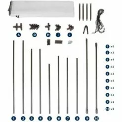 SEKEY Serre De Jardin Imperméable Et Anti-UPF 200 L X 77 L X 146/170 H Cm 9 SEKEY Serre De Jardin Imperméable Et Anti-UPF 200 L X 77 L X 146/170 H Cm -Serre de jardin Boutique 31590397 5