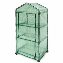 Relaxdays Serre De Jardin Avec Housse Roulette 3 Niveaux 130 X 70 X 48 Cm -Serre de jardin Boutique 31789003 4