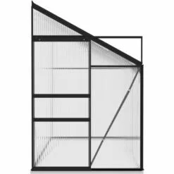 VidaXL Serre Anthracite Aluminium 6,5 M³ - Anthracite -Serre de jardin Boutique 32109819 4
