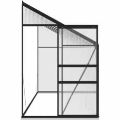 VidaXL Serre Anthracite Aluminium 7,77 M³ - Anthracite -Serre de jardin Boutique 32109820 5