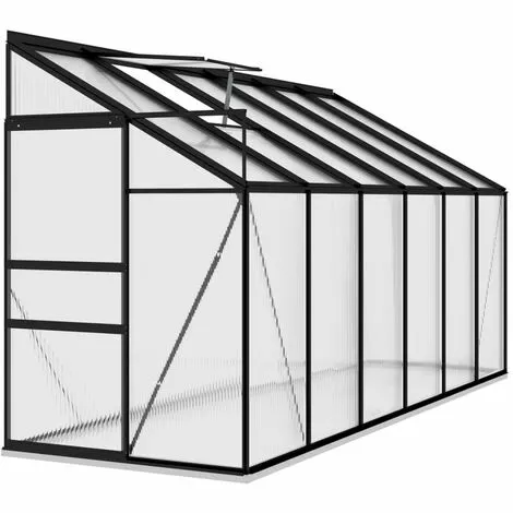 ASUPERMALL Serre Anthracite Aluminium 7,77 M³ 3 ASUPERMALL Serre Anthracite Aluminium 7,77 M³ – Image 3