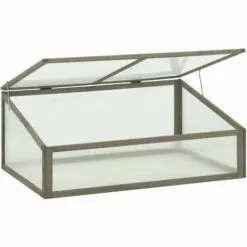 ASUPERMALL Serre 100x65x40 Cm Bois De Sapin 8 ASUPERMALL Serre 100x65x40 Cm Bois De Sapin -Serre de jardin Boutique 32956613 4